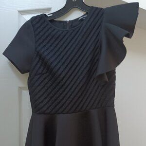 Samuel Dong black cocktail dress